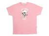 Advisory Board Crystals Abc. Skull S/S Tee in Pink