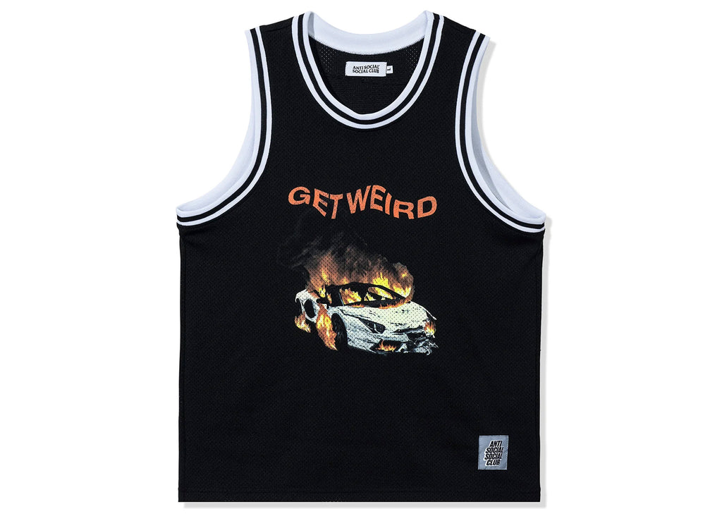 Anti Social Social Club Burnout Basketball Jersey
