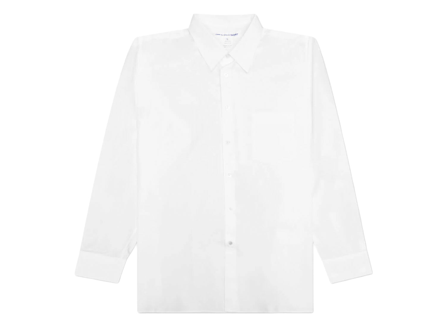 Comme des Garçons SHIRT Woven Shirt in White – Oneness Boutique Comme des Garçons SHIRT Woven Shirt in White – Oneness Boutique