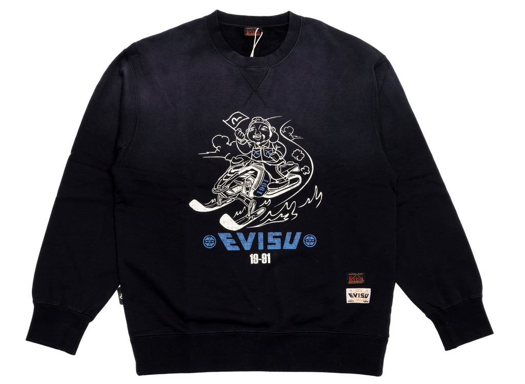 Evisu Slalom GH Print Gradual Crewneck
