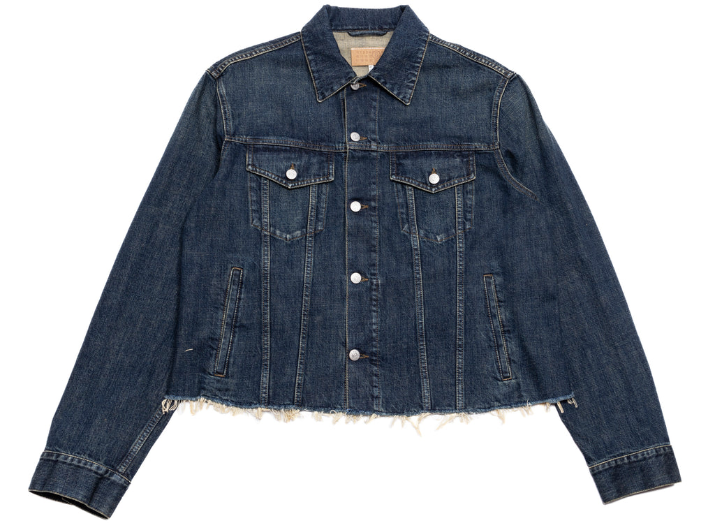 Maison Margiela MM6 Distressed Denim Sports Jacket