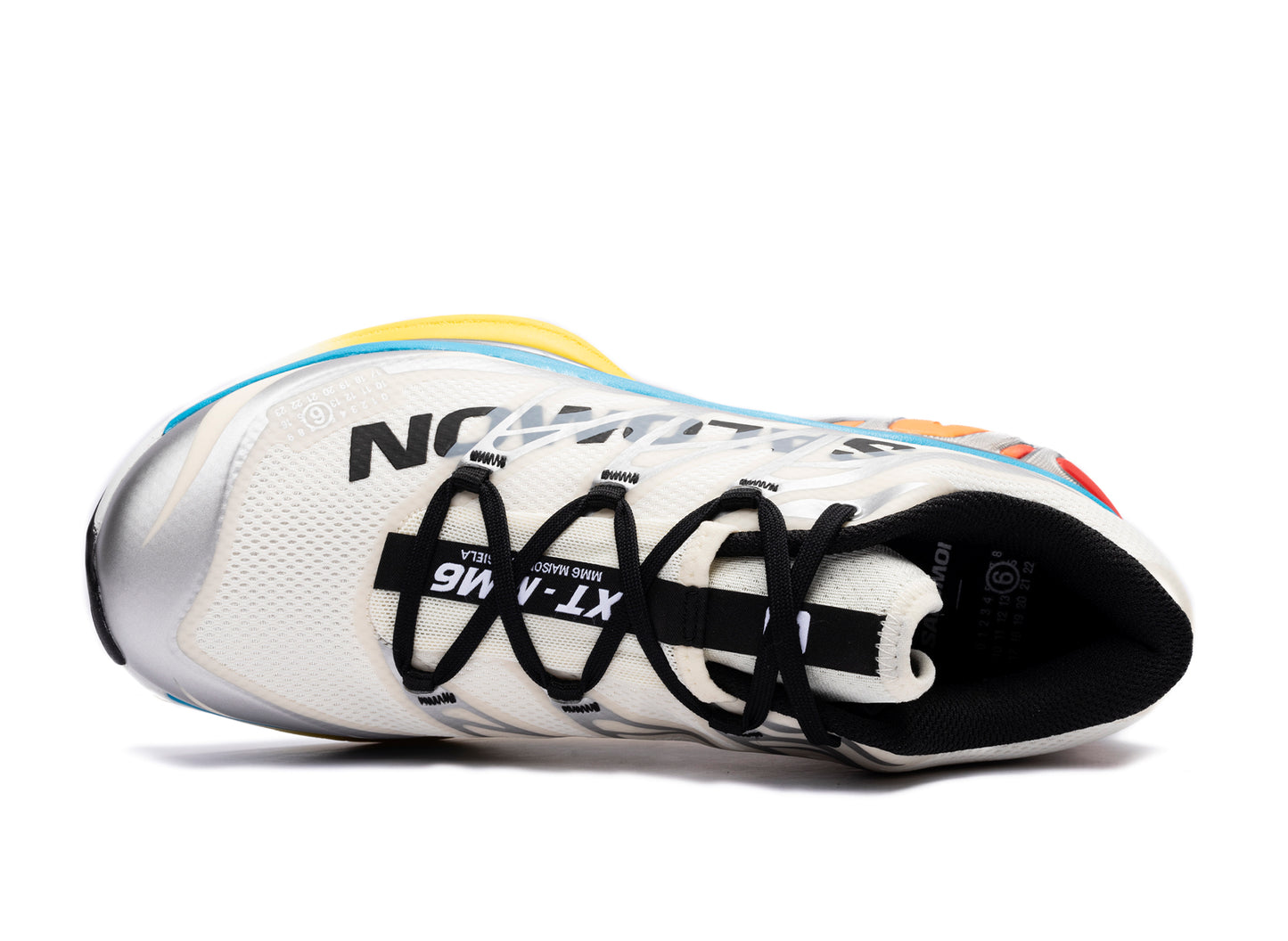 Women's Salomon x MM6 Maison Margiela XT-MM6 in Vanilla / Silver / Lemon