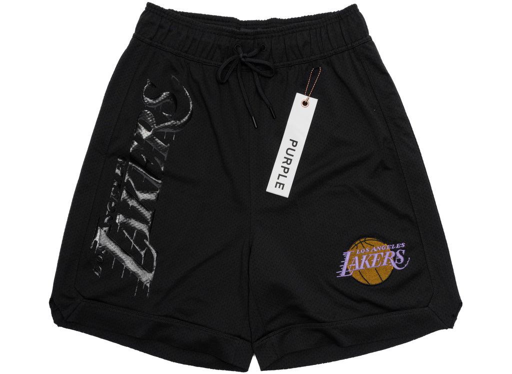 Purple Brand Los Angeles Lakers Mesh Shorts