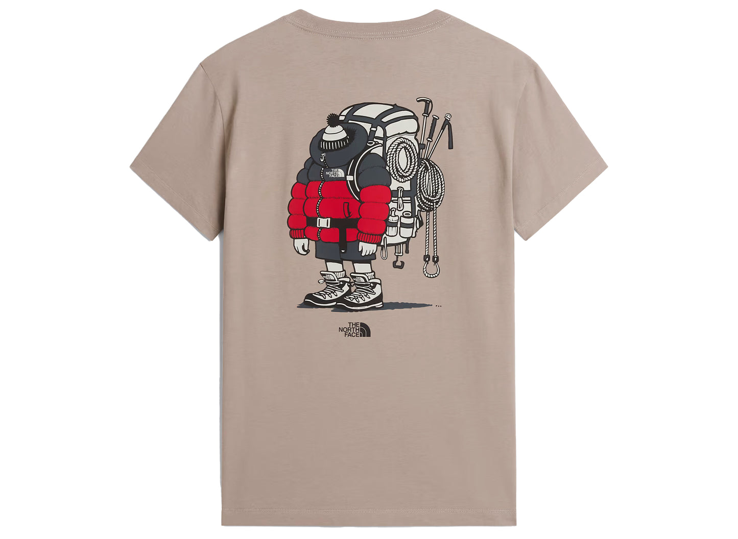 Unisex The North Face Gear Up Get Out Relaxed Tee - Graphic in Stone Slab
