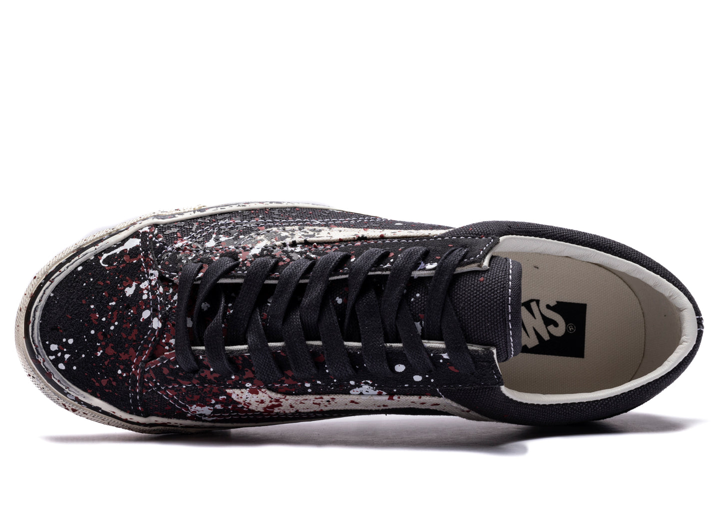 Vans LX Old Skool 36 Paint Splatter in Charcoal