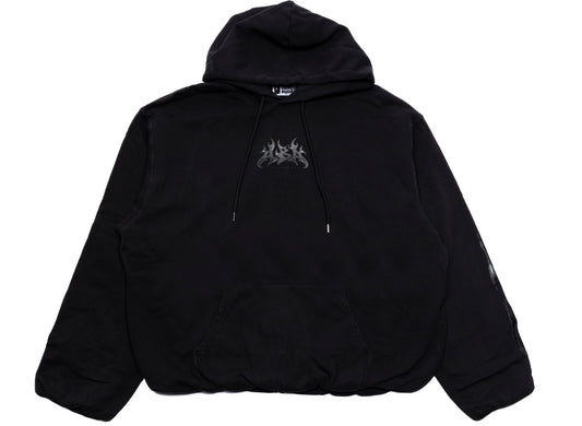 A Bathing Ape Flame Garment Dyed Pullover Hoodie xld