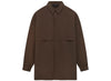 Fear of God Essentials Military Nylon Overshirt in Brown