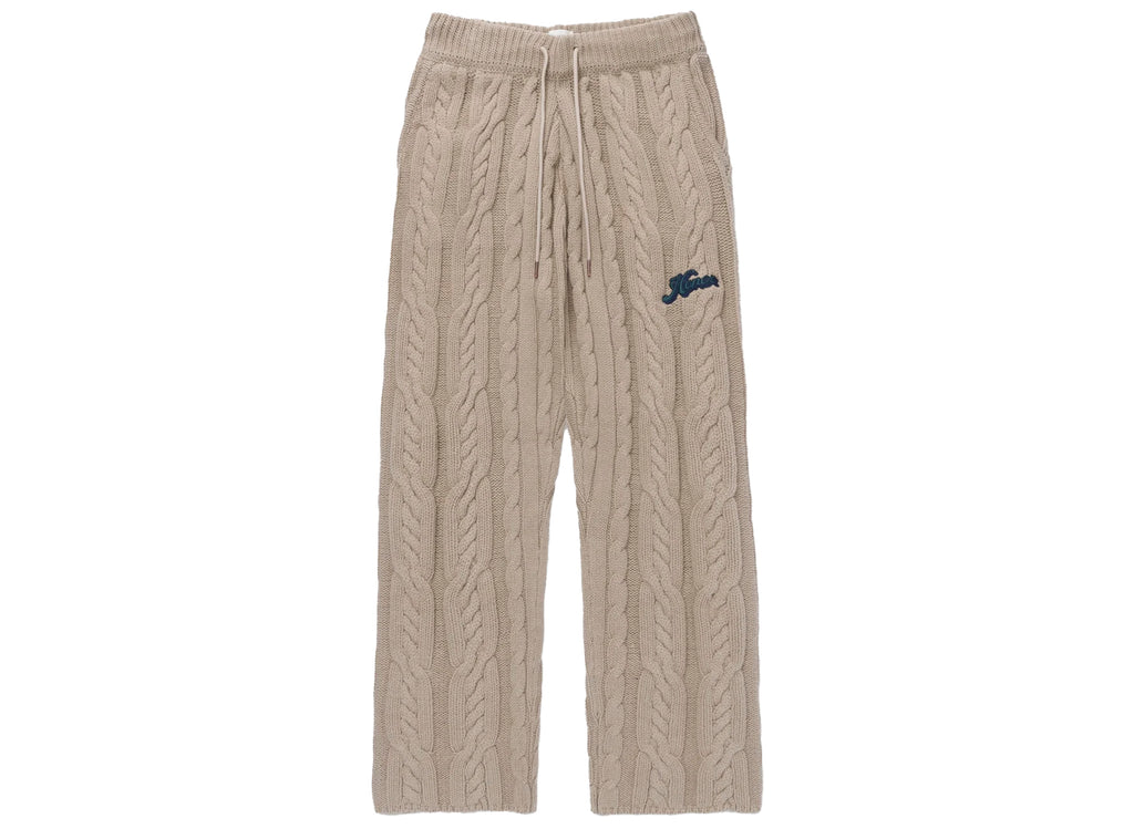 Honor the Gift Cable Knit Leisure Pants in Stone