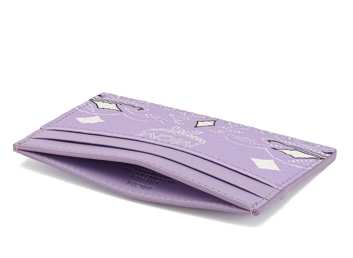 MCM Mini Aren VI Card Case in Purple xld