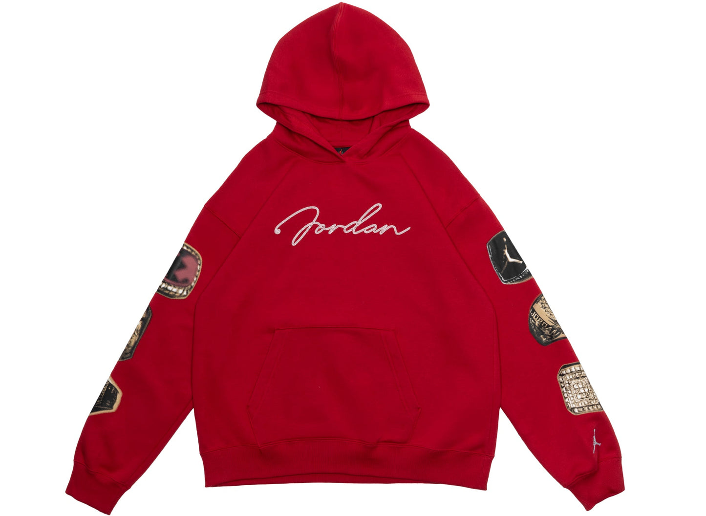 Women's Jordan Brooklyn Fleece Pullover Hoodie in Red