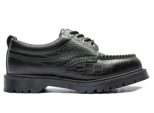 Dr. Martens Lowell Atlas Croc Emboss in DMS Green