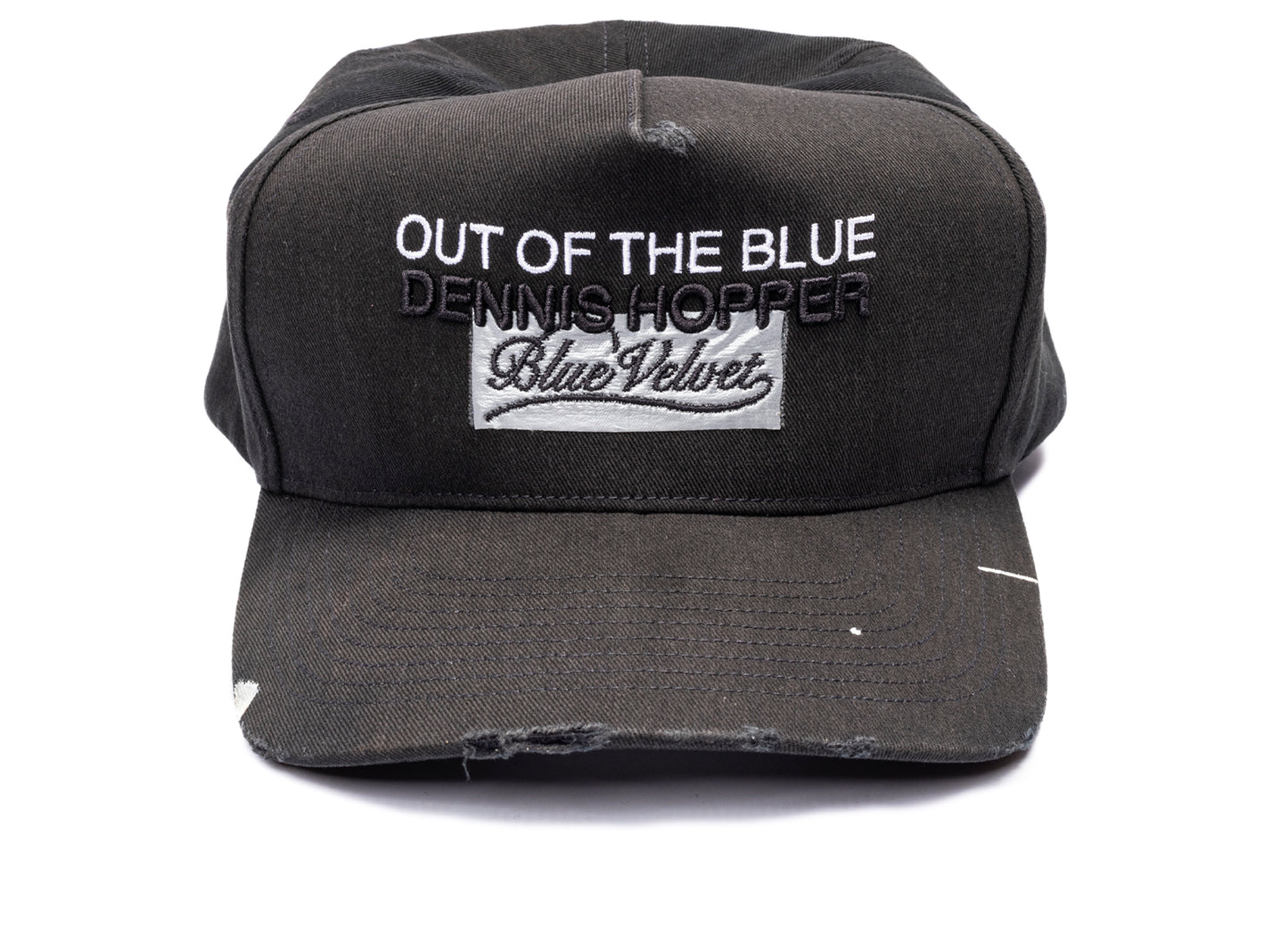 Paly Hollywood Blue Velvet Trucker in Black