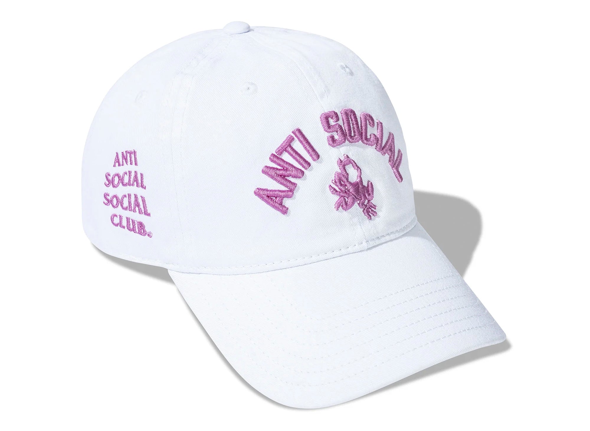 Anti Social Social Club ASSC Devil Cap In White Oneness Boutique anti-social-social-club-assc-devil-cap-in-white-oneness-boutique