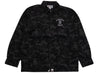 A Bathing Ape Asia Camo Zip Jacket in Black