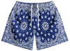 Bravest Studios Royal Blue Paisley Shorts
