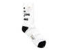 Comme des Garçon HOMME Logo Socks in White v3