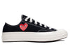 Converse Comme des Garçons Play Heart Chuck 70 Low in Black