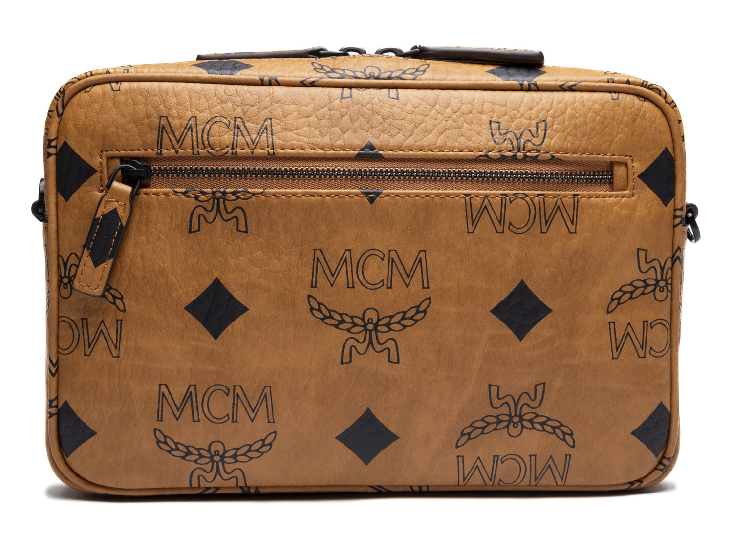 MCM Aren Maxi MN VI Small Crossbody Bag in Cognac Brown xld – Oneness  Boutique
