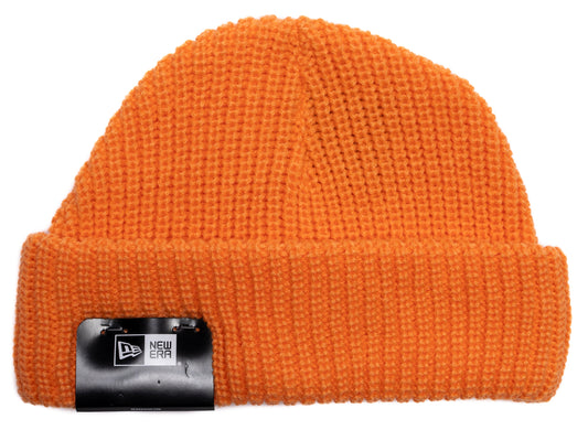 New Era Ribbed Skully Knit in Orange