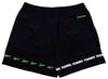 Reebok x Pleasures Shorts in Black 'Not Guilty'