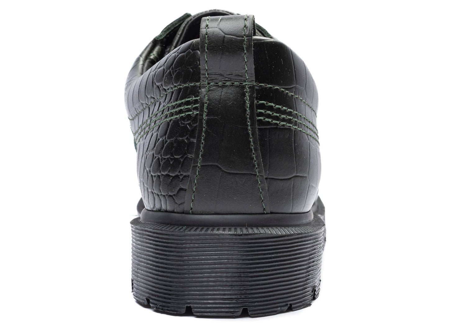 Dr. Martens Lowell Atlas Croc Emboss in DMS Green