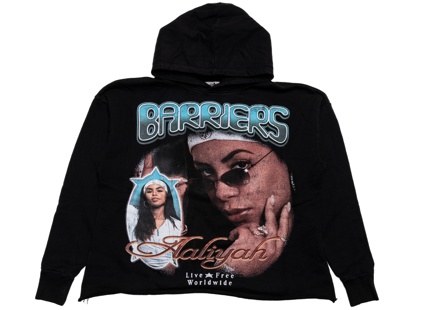 Barriers x Aaliyah Signature Hoodie in Black