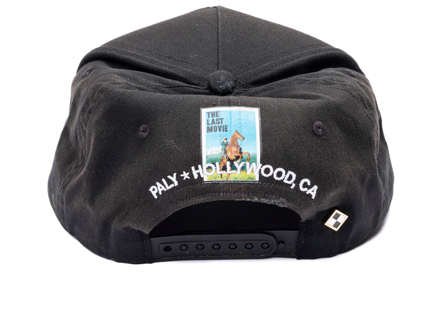 Paly Hollywood Blue Velvet Trucker in Black