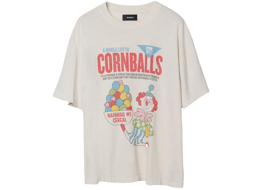 Nahmias Cornball Boxy Tee in Egg White