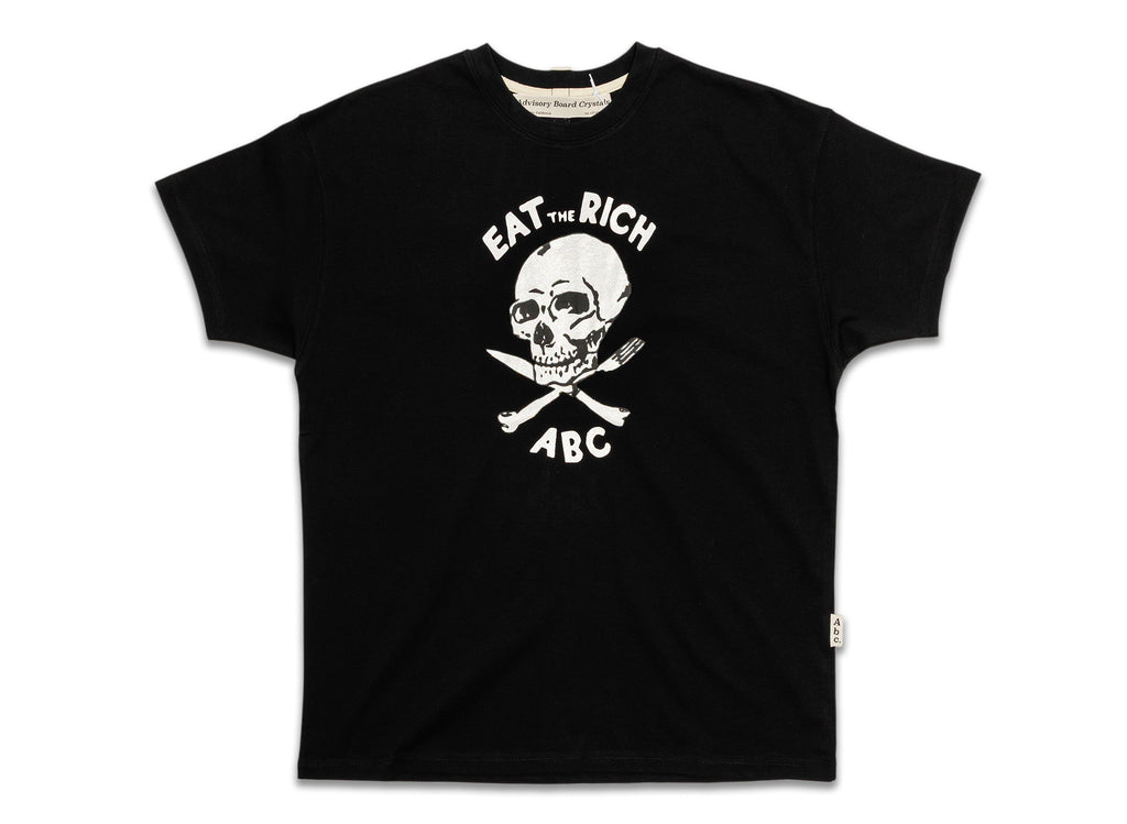 Advisory Board Crystals Abc. Skull S/S Tee in Black