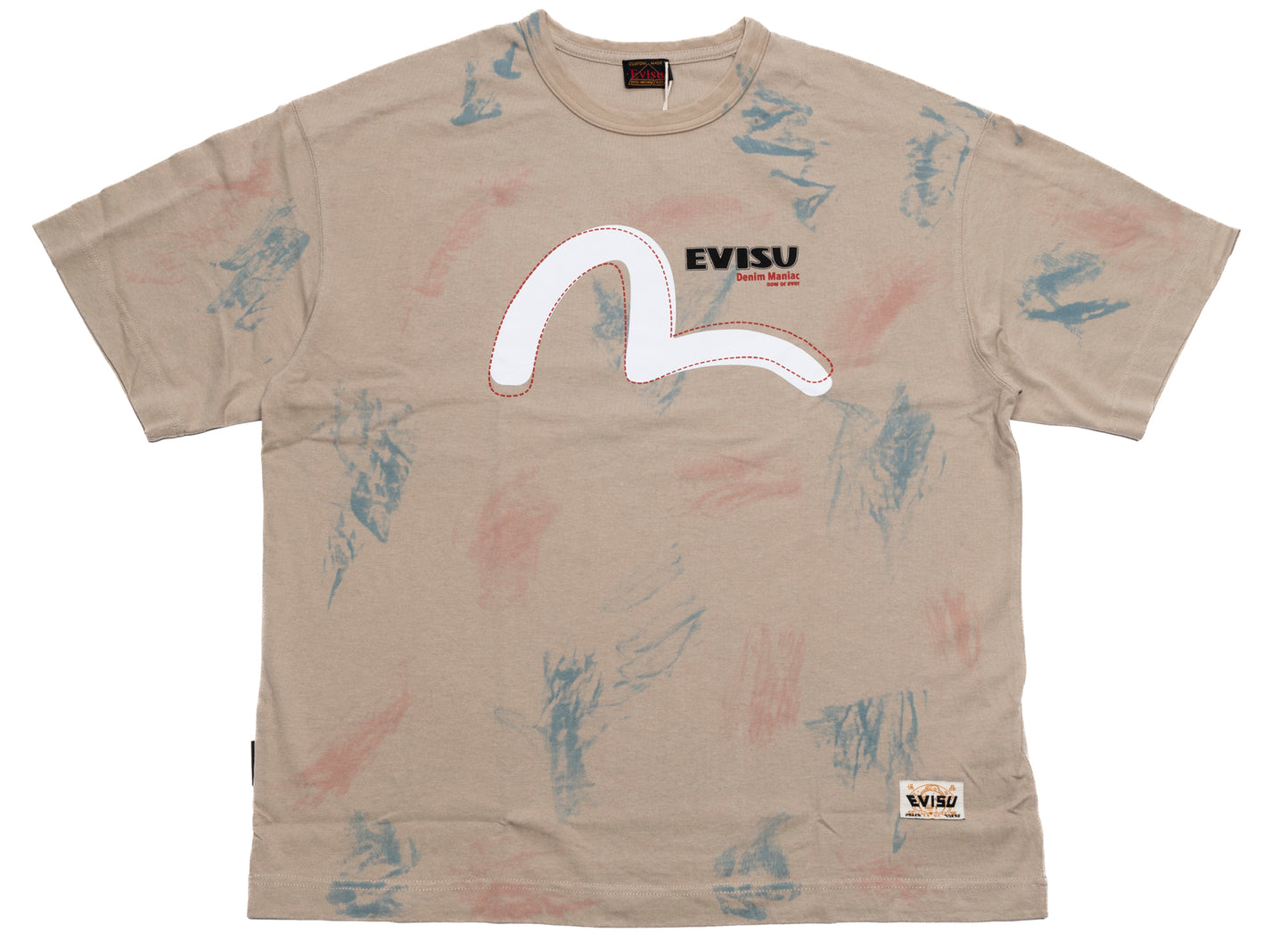 Evisu Seagull Print Sprayed Tee