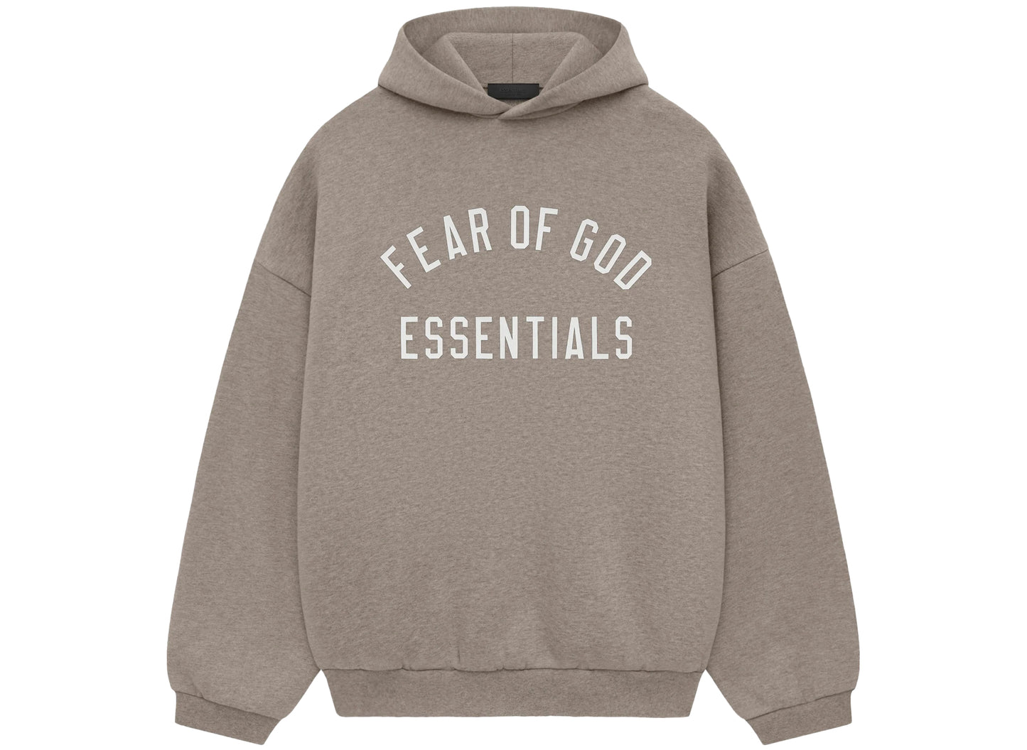 Fear of God Essentials Fleece Hoodie in Heather Grey