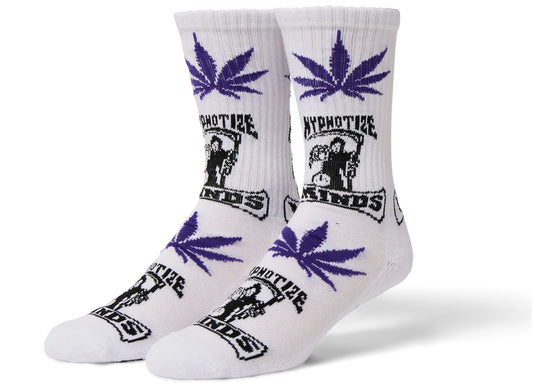 HUF x Three 6 Mafia Hypnotize Minds Plantlife Sock in White