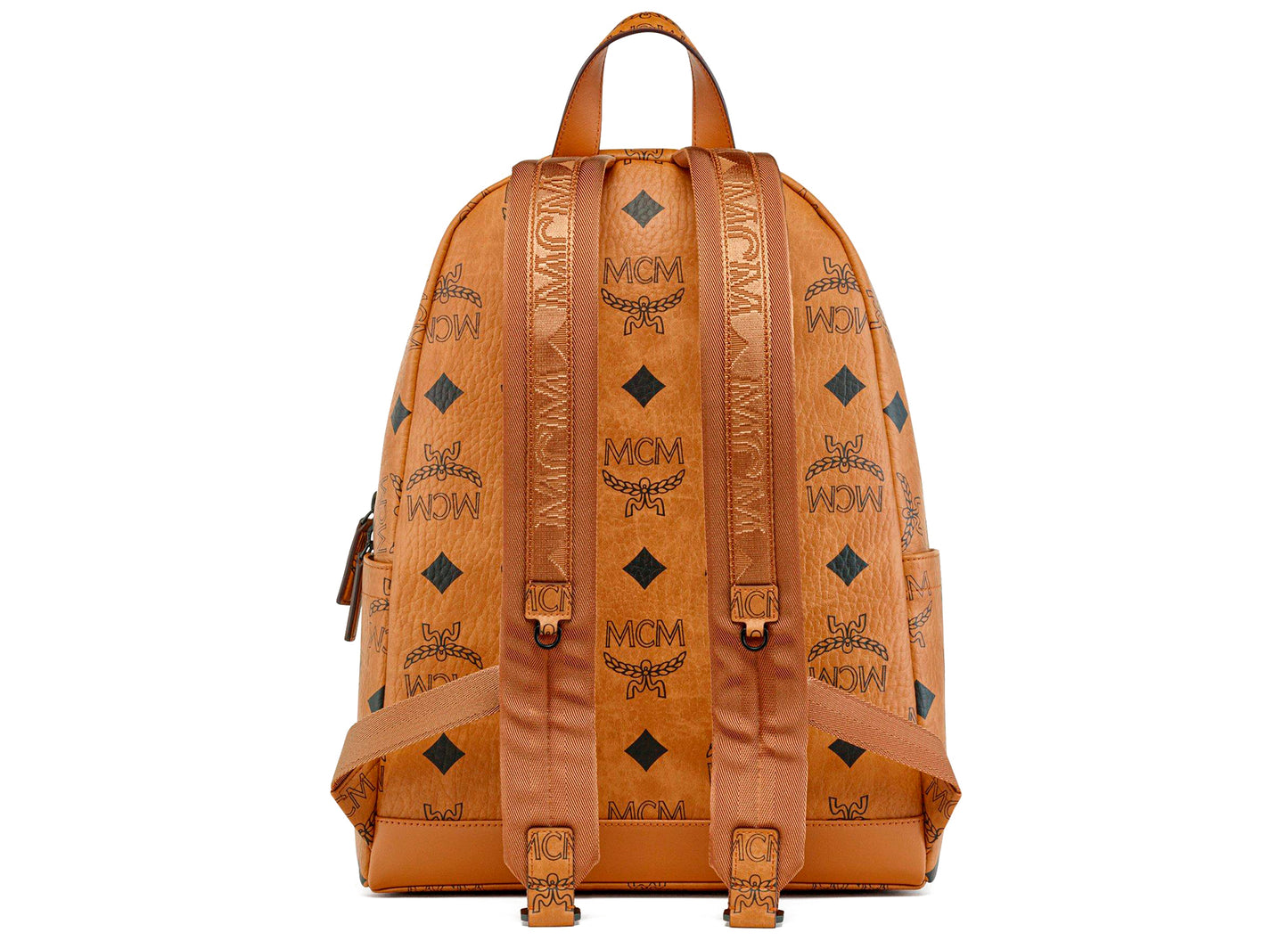 MCM Medium Stark Backpack in Cognac xld