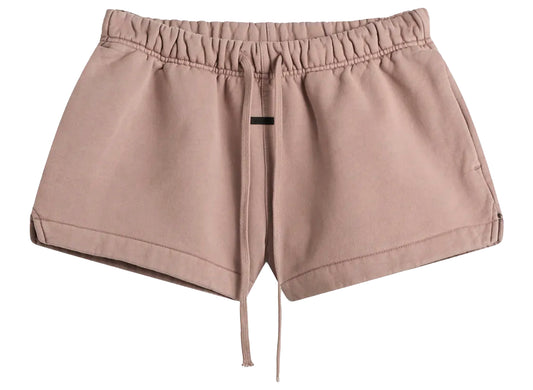 Women's Fear of God Essentials Signature Running Shorts 'Faded Mauve'