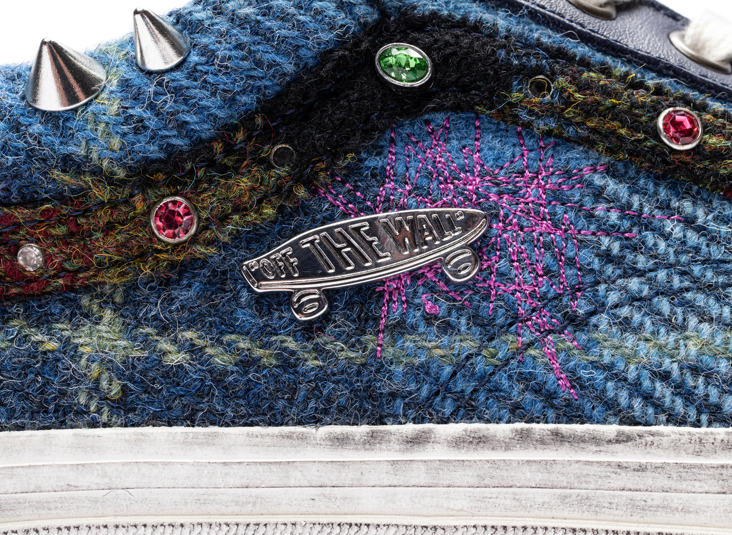 Vans x Harris Tweed LX Old Skool 36 in Navy / Multi