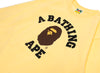 A Bathing Ape College L/S Tee in Yellow