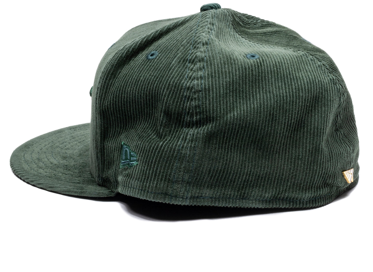 Paper Planes Corduroy Crown 59Fifty Fitted Hat in Dark Green