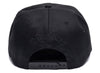 Pleasures Chrome Snapback Hat in Black