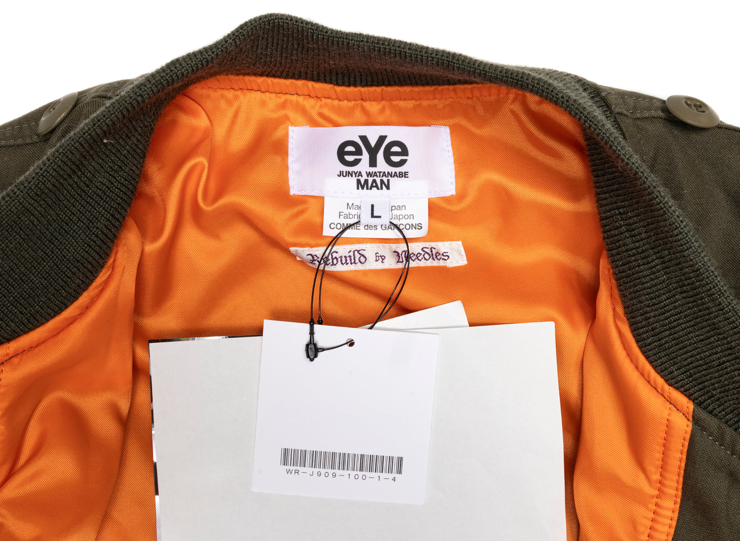 Junya Watanabe MAN Cotton-Nylon Jacket in Khaki Mix