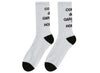 Comme des Garçon HOMME Socks in White v1