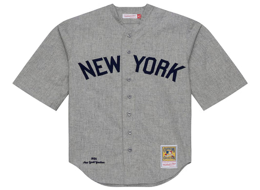 Mitchell & Ness New York Yankees 1926 Authentic Jersey in Grey, men's baseball jersey