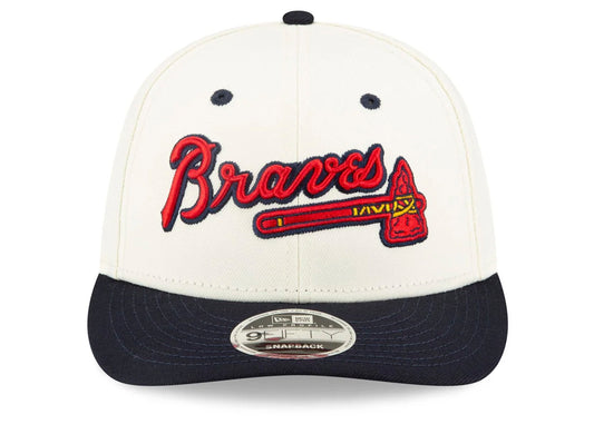 New Era x Felt Atlanta Braves Low Profile 9FIFTY Snapback Hat