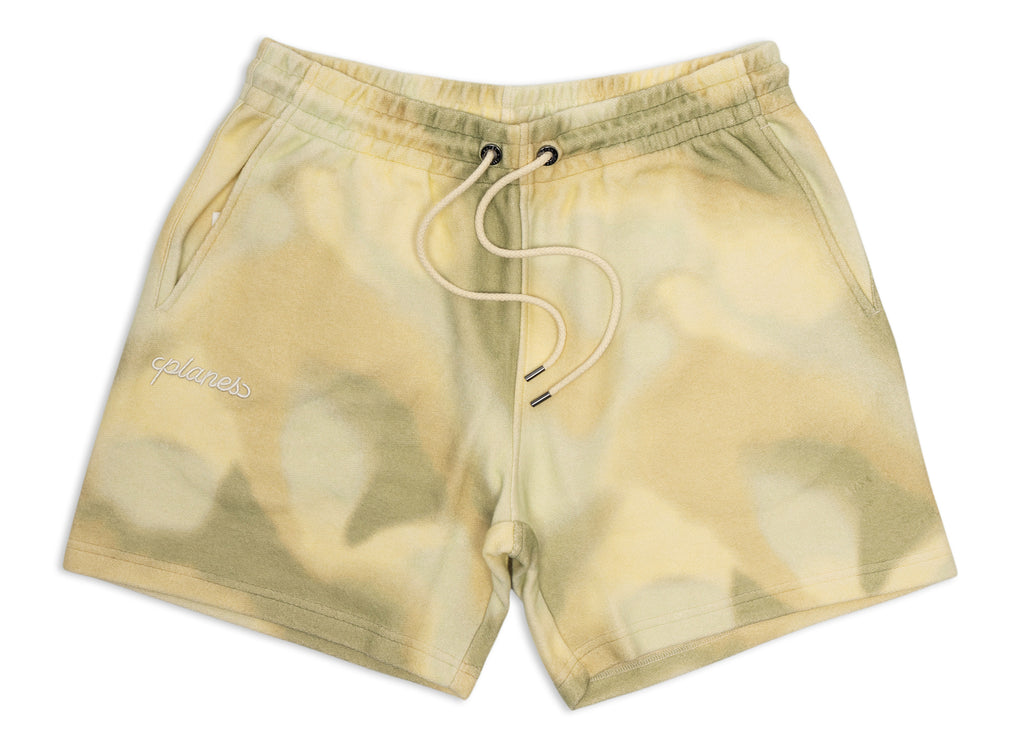Paper Planes Relaxed Airbrush Camo Shorts