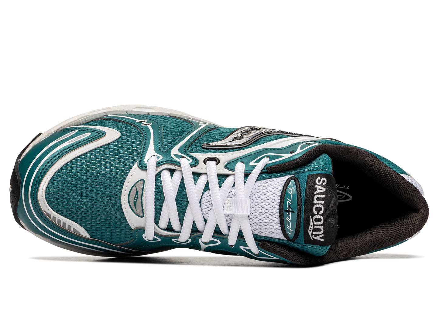 Saucony Progrid Triumph 4 in 'Teal / Silver'