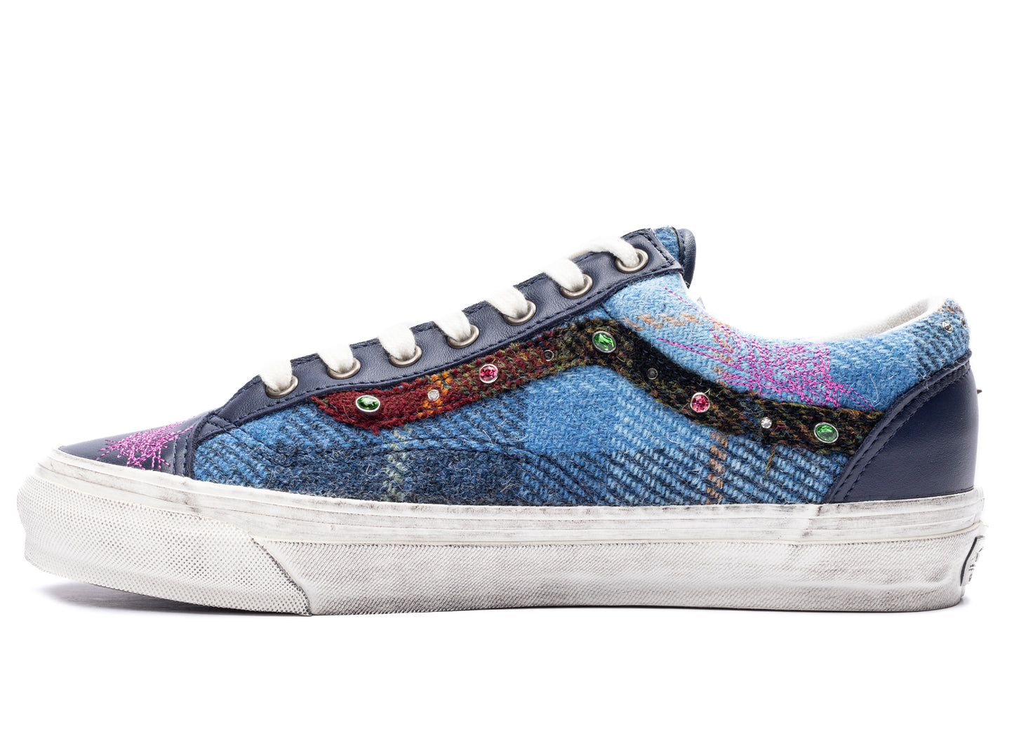 Vans x Harris Tweed LX Old Skool 36 in Navy / Multi