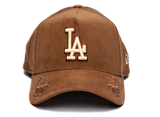 New Era Los Angeles Dodgers Ornamental Corduroy Snapback Hat xld