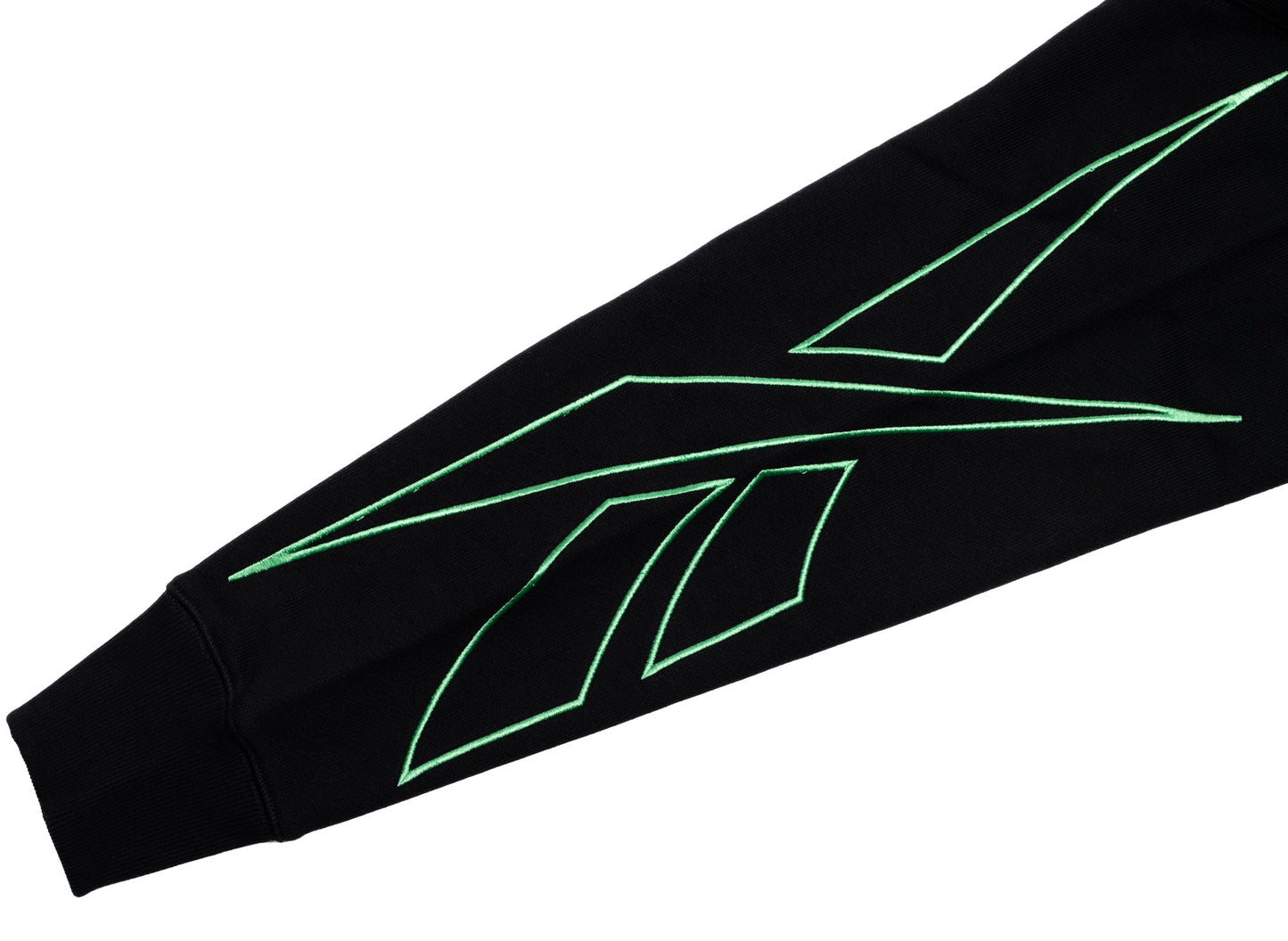 Reebok x Pleasures Hoodie in Black 'Not Guilty'