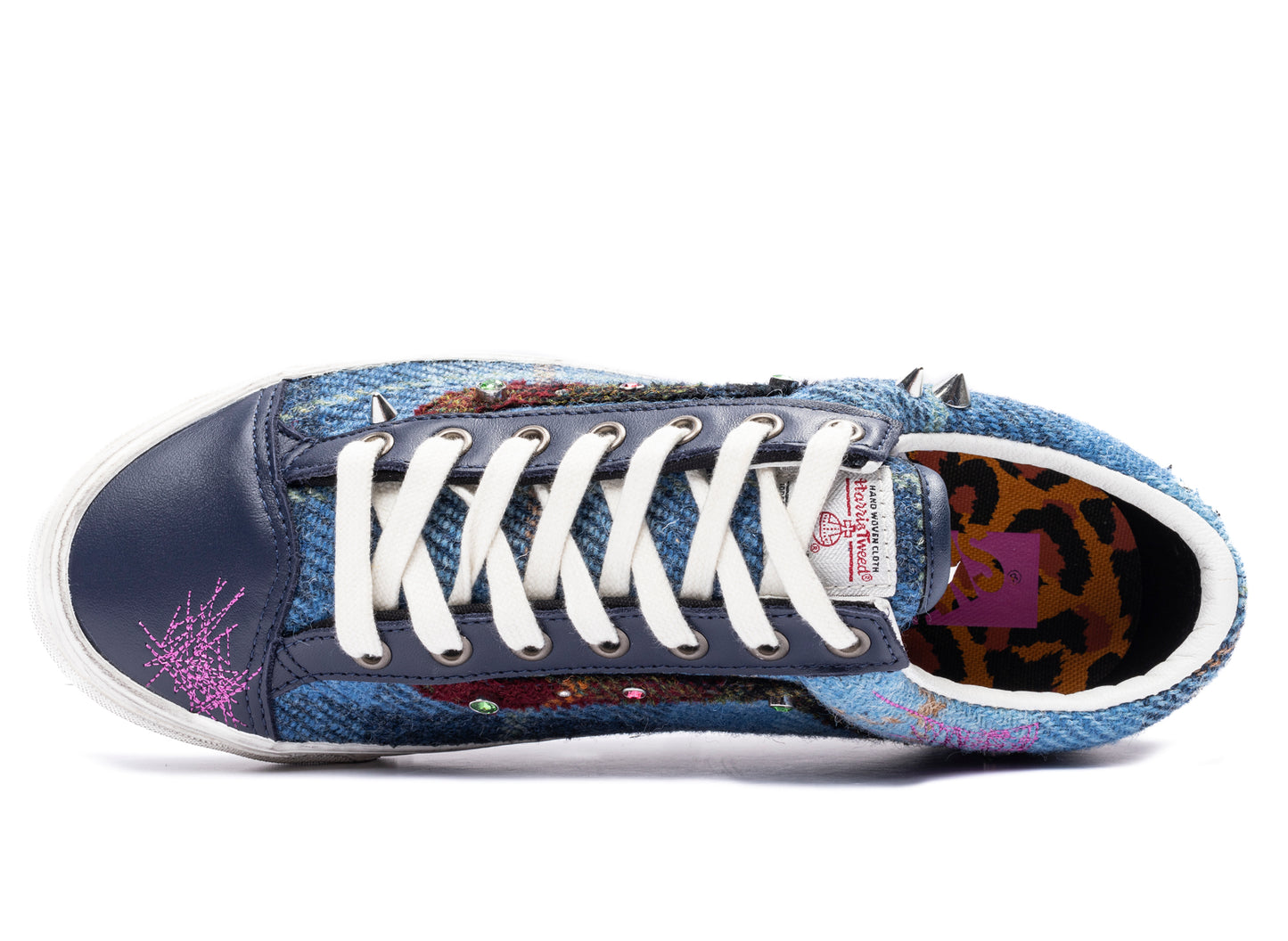 Vans x Harris Tweed LX Old Skool 36 in Navy / Multi