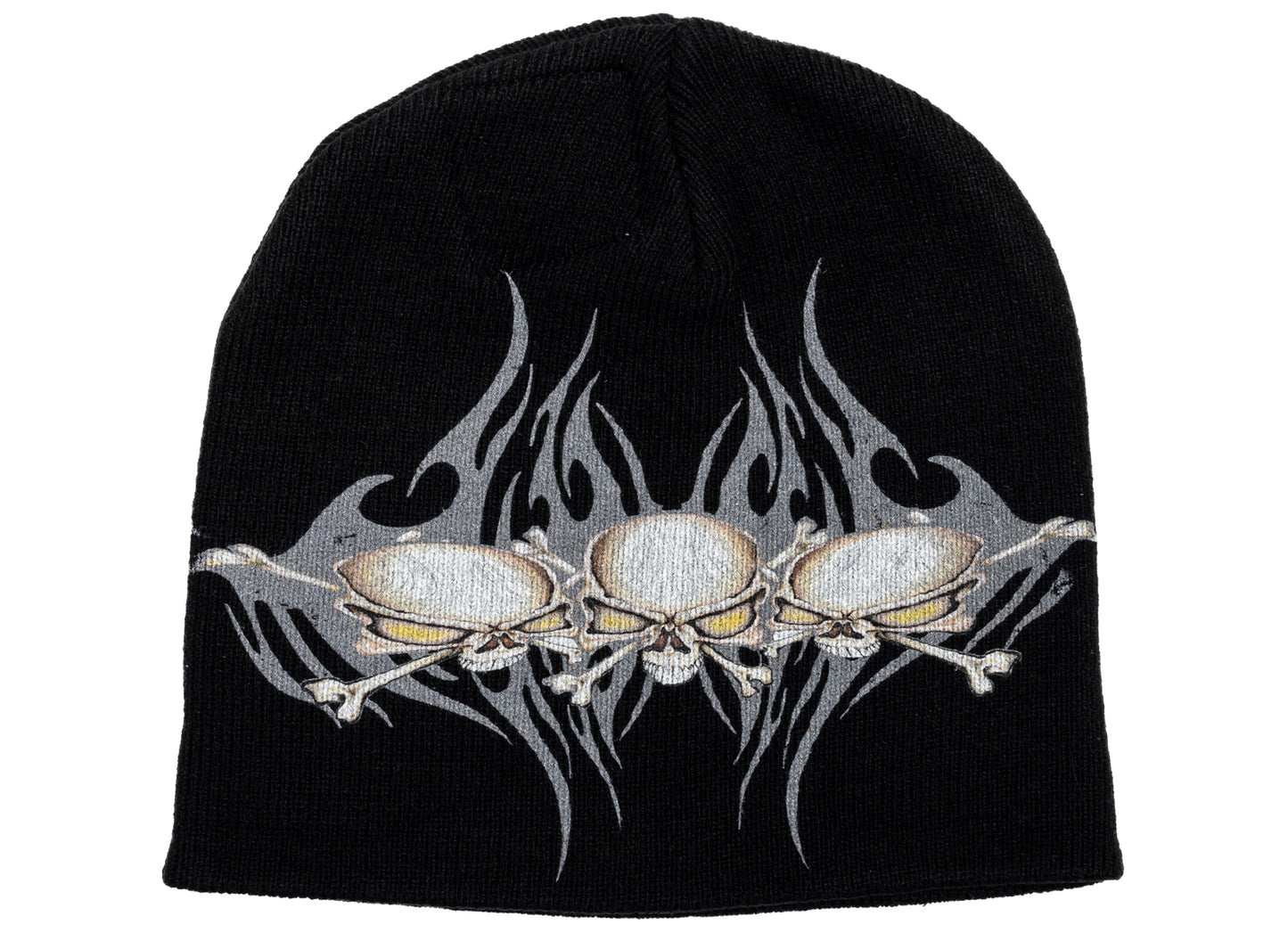 Hellstar Tribal Skullz 2 Beanie in Black