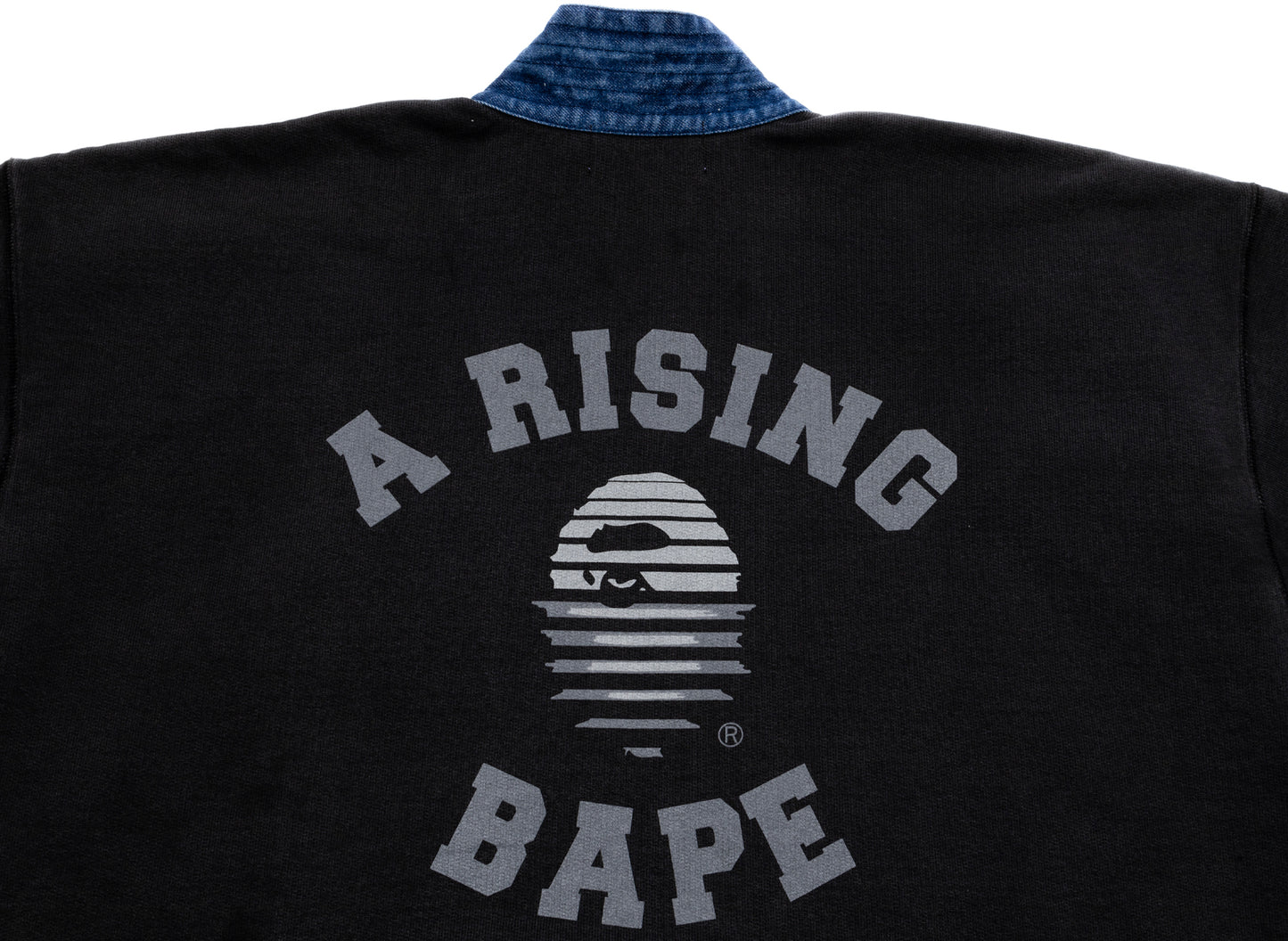 A Bathing Ape Rising Bape Hanten Jacket in Black xld